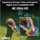 Cámara de seguridad para exteriores con Wi-Fi, panorámica e inclinación, QHD 2K Lorex F461AQD-E