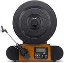 Reproductor de discos de vinilo vertical Fuse Rad-Vert-3 con radio AM/FM, pantalla LCD y Bluetooth