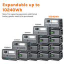 Estación de energía portátil ALLWEI PPS2400 - 2048Wh | 2400W
