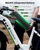 Bicicleta Eléctrica isinwheel U8 Plus para Adultos