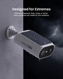 AOSU 4K Solar Security Cameras Wireless Outdoor, Expandable to 16TB (32GB Built-in) HomeCortex Home Security System, AI Face Recognition & Behavior Detection, 2-Cam Kit