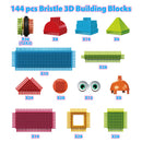 Contixo ST7 244pc Bristle Block Building Set