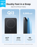 Anker Nano Power Bank (5K, MagGo, Delgado)