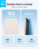 Anker Nano Power Bank (5K, MagGo, Delgado)
