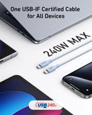 Cable Anker 543 USB-C a USB-C (Biodegradable, 1.8 m)