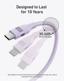 Cable Anker USB-C a USB-C (0,9 m / 1,8 m, 240 W, trenzado reciclado)
