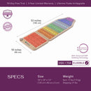 Serie de Chakras Arcoíris | Esterillas Calefactoras PEMF de Infrarrojo Lejano