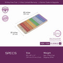 Serie de Chakras Arcoíris | Esterillas Calefactoras PEMF de Infrarrojo Lejano