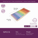 Serie de Chakras Arcoíris | Esterillas Calefactoras PEMF de Infrarrojo Lejano
