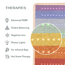 Serie de Chakras Arcoíris | Esterillas Calefactoras PEMF de Infrarrojo Lejano