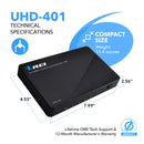 Ultra HD 4x1 HDMI Switch with Audio Extractor & IR Remote (UHD-401)