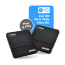 Transmisor y receptor HDMI inalámbrico 4K de OREI - Hasta 30 metros - Sin latencia - Perfecto para transmitir desde una computadora portátil, PC, cable, Netflix, YouTube y PS4 a un televisor HD o un proyector (WUHD-PRO100-K) 