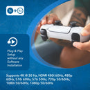 Transmisor y receptor HDMI inalámbrico 4K de OREI - Hasta 30 metros - Sin latencia - Perfecto para transmitir desde una computadora portátil, PC, cable, Netflix, YouTube y PS4 a un televisor HD o un proyector (WUHD-PRO100-K) 