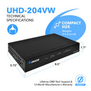 Controlador de videowall 2x4 con rotación de 180 grados (UHD-204VW) 