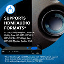 1x2 HDMI Splitter W/ Audio Out: 1-in 2-out, UltraHD 8K, EDID (BK-102A)