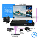 Conmutador HDMI multivisor cuádruple Ultra HD 4K 4x1 sin interrupciones (UHD-401MV) 
