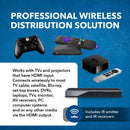 4K@60Hz Wireless HDMI Extender up to 165 feet with IR (WUHD-165-K)