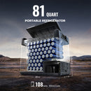 Refrigerador portátil BougeRV Rocky 81QT de 12 V y dos zonas