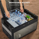 Refrigerador portátil BougeRV Rocky 55QT de 12 V y dos zonas