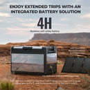 Refrigerador portátil BougeRV Rocky 55QT de 12 V y dos zonas