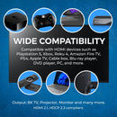 Conmutador HDMI 8K 2 en 1 con HDR10+ y Dolby Vision (BK-21)
