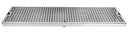 6" Deep Stainless Steel Drip Tray with Drain - Select Size