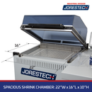 Chamber Shrink Wrapping System with Heater and Sealer All-in-One – 22” X 16”