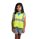 Chaleco de seguridad de malla de alta visibilidad para niños con tiras reflectantes de 5 cm