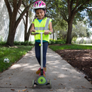 Chaleco de seguridad de malla de alta visibilidad para niños con tiras reflectantes de 5 cm