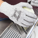 Guantes de trabajo de seguridad resistentes a cortes con palmas de poliuretano sumergidas - Paquete de 12