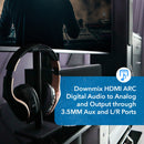 Mezclador descendente de audio OREI HDMI ARC con Dolby 5.1 (DA26)