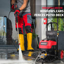 Hidrolavadora eléctrica DB1001-W de 180 PSI y 1.2 GPM