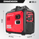 Generador de gas inversor de 3000 W con alerta de CO DB5032