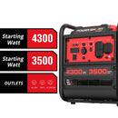 4300W Open Frame Gas Inverter Generator DB5041