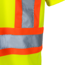 Polo de seguridad reflectante bicolor de alta visibilidad