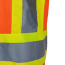 Polo de seguridad reflectante bicolor de alta visibilidad