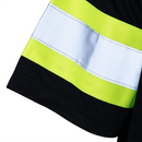 Polo de seguridad reflectante bicolor de alta visibilidad con espalda en X