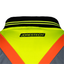 Hi-Vis X-Back Reflective Two-Tone Safety Long Sleeve Polo Shirt