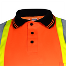 Polo de seguridad reflectante bicolor de alta visibilidad