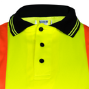 Polo de seguridad reflectante bicolor de alta visibilidad