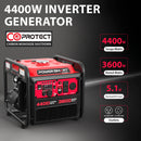 Preventa: Generador Inverter de Marco Abierto de 4400W con Alerta de CO DL5040-W