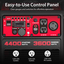 Preventa: Generador Inverter de Marco Abierto de 4400W con Alerta de CO DL5040-W