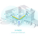 Sistema de Wi-Fi en malla para toda la casa Tp-Link AX3000 (paquete de 3)