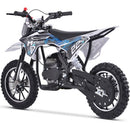 Moto de cross a gasolina para niños de 4 tiempos y 40 cc MotoTec Demon, azul, blanca o verde