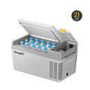 Frigorífico-congelador portátil para automóvil de 12 V y 21 cuartos de galón CRPRO20 de BougeRV, color blanco