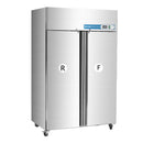 Frigorífico y congelador comercial combinado, EQCHEN 48" 2 puertas Combinación de frigorífico y congelador comercial Reach-In