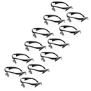 Gafas de seguridad con montura y protectores laterales para protección contra impactos altos