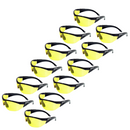 Gafas de seguridad con montura y protectores laterales para protección contra impactos altos