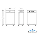 Kit solar completo fuera de la red de 30KW + EG4 FlexBOSS21 + 3 baterías de litio OMO 48V Freedom Series de 32KW + 30.8KW de energía solar con rieles de montaje en techo y cableado