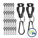 Soporte de seguridad para guantes con mosquetón